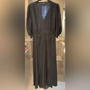 GAP Black Blouson Cutout Dress Size L Tall
